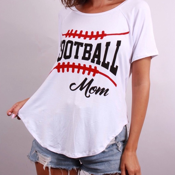 flawless Tops - Clearance*** Last one!Football Mom Tee! Very soft!